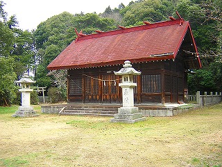 舟木護国神社拝殿